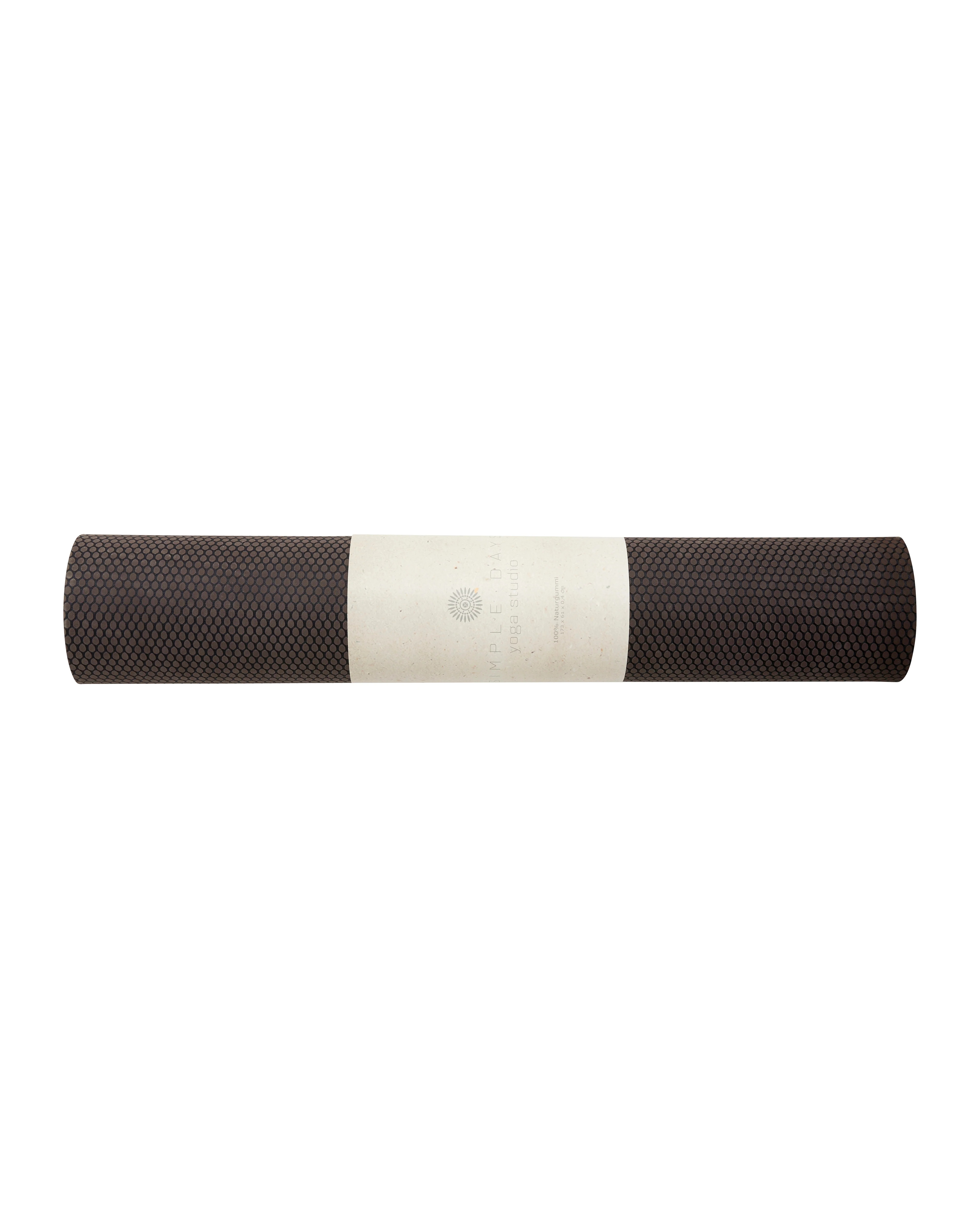 Nordal  Simple Days yogamåtte i naturgummi, mocca - 60x173 cm.