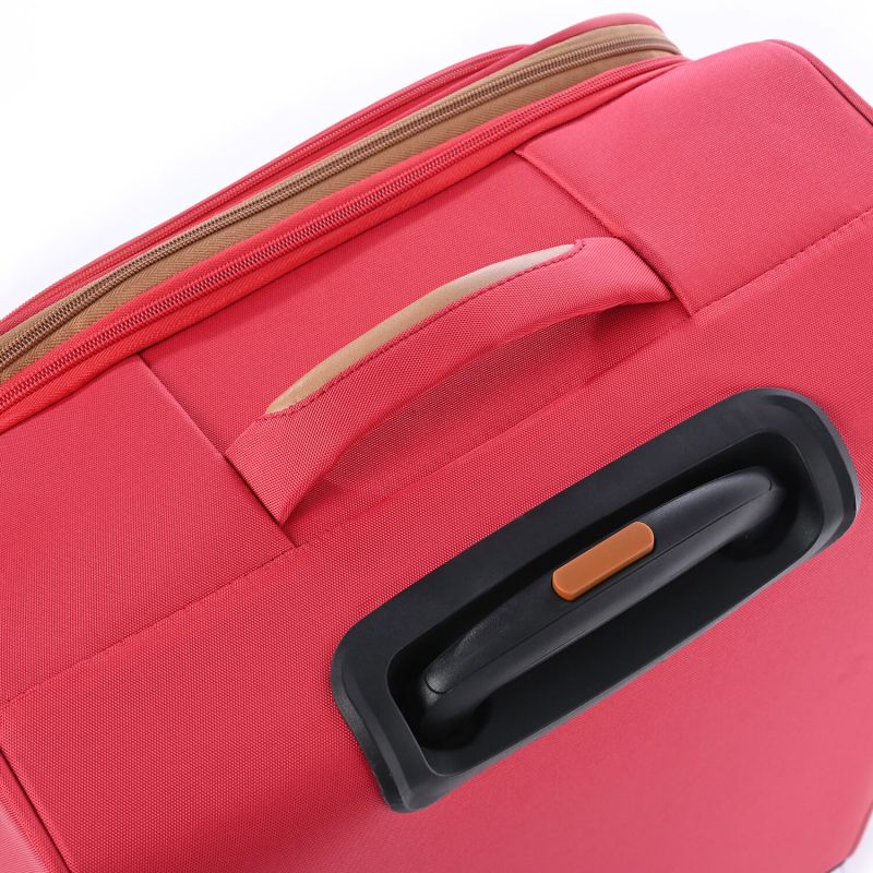 Lot de 3 valises souples 345 Extensibles 55, 67 et 79 cm Fuschia