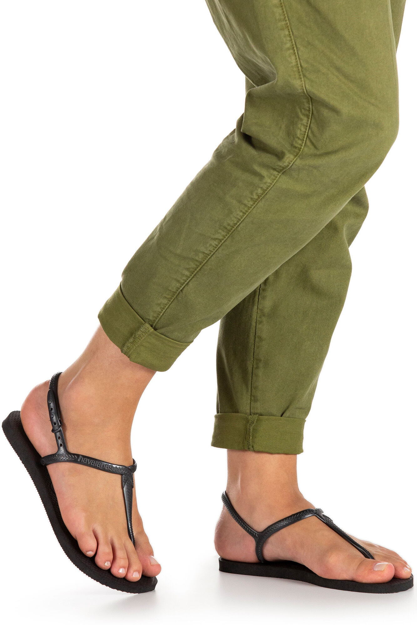 Chinelo Hav. Twist - preto