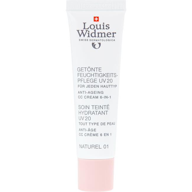Louis Widmer Getinte Dagverzorging UV 20 Naturel 01 Zonder Parfum 30 ML