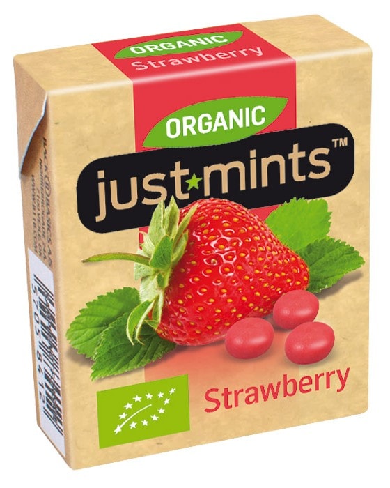 Organic Just Mints - Strawberry - 24 pack