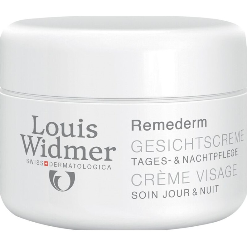 Crème visage sans parfum Remederm Louis Widmer - Pot de 50 ml