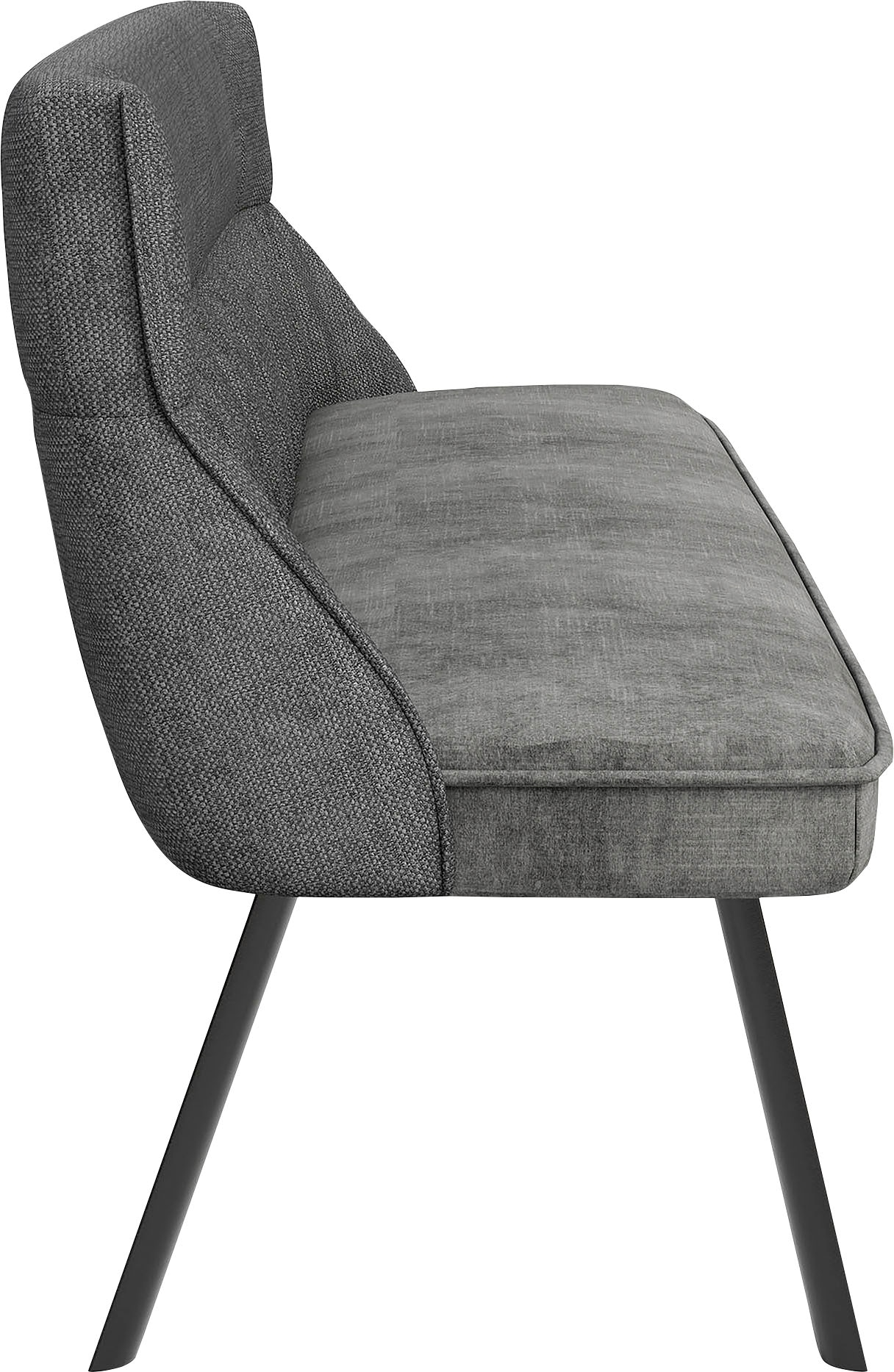 byLIVING Polsterbank »California« 1 Stk. tlg. 180 cm Bank, Webstoff und Vintage Samt mit gemütlicher Nosaqfederung