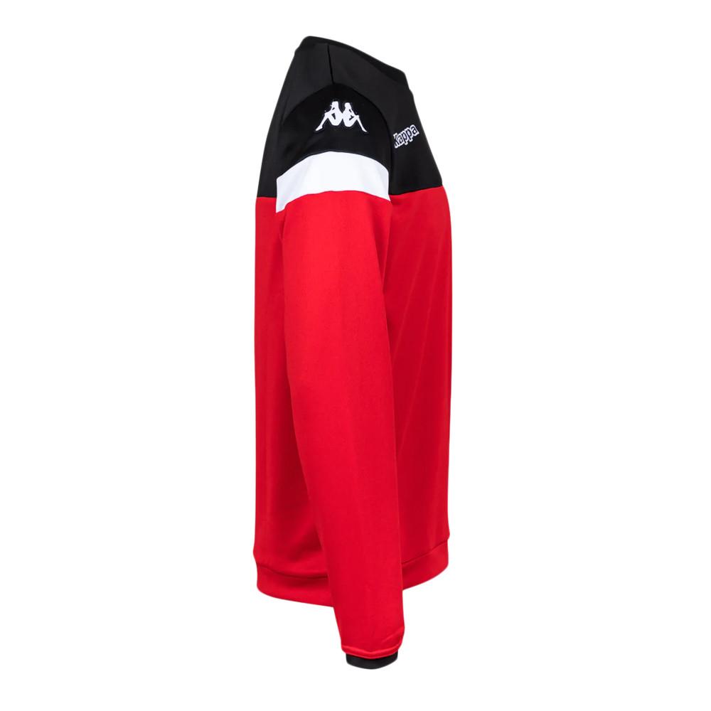 Kappa Sweat Rouge/Noir Garçon Kappa Lido