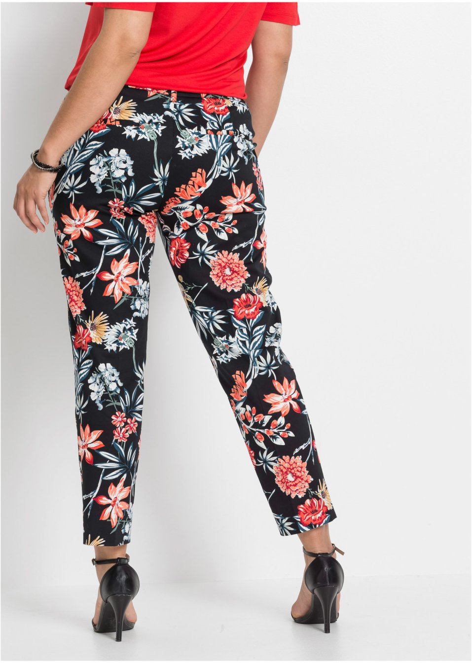 Pantalon extensible 7/8, imprimé