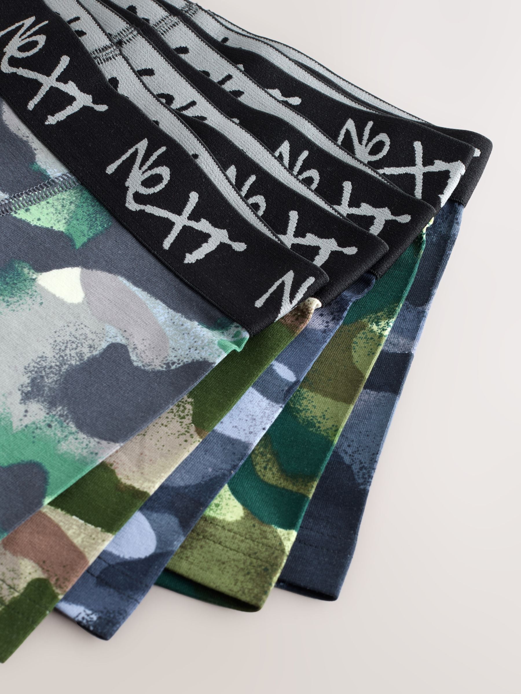 Camouflageprint - Verpakking van 5 boxers (2-16jr)
