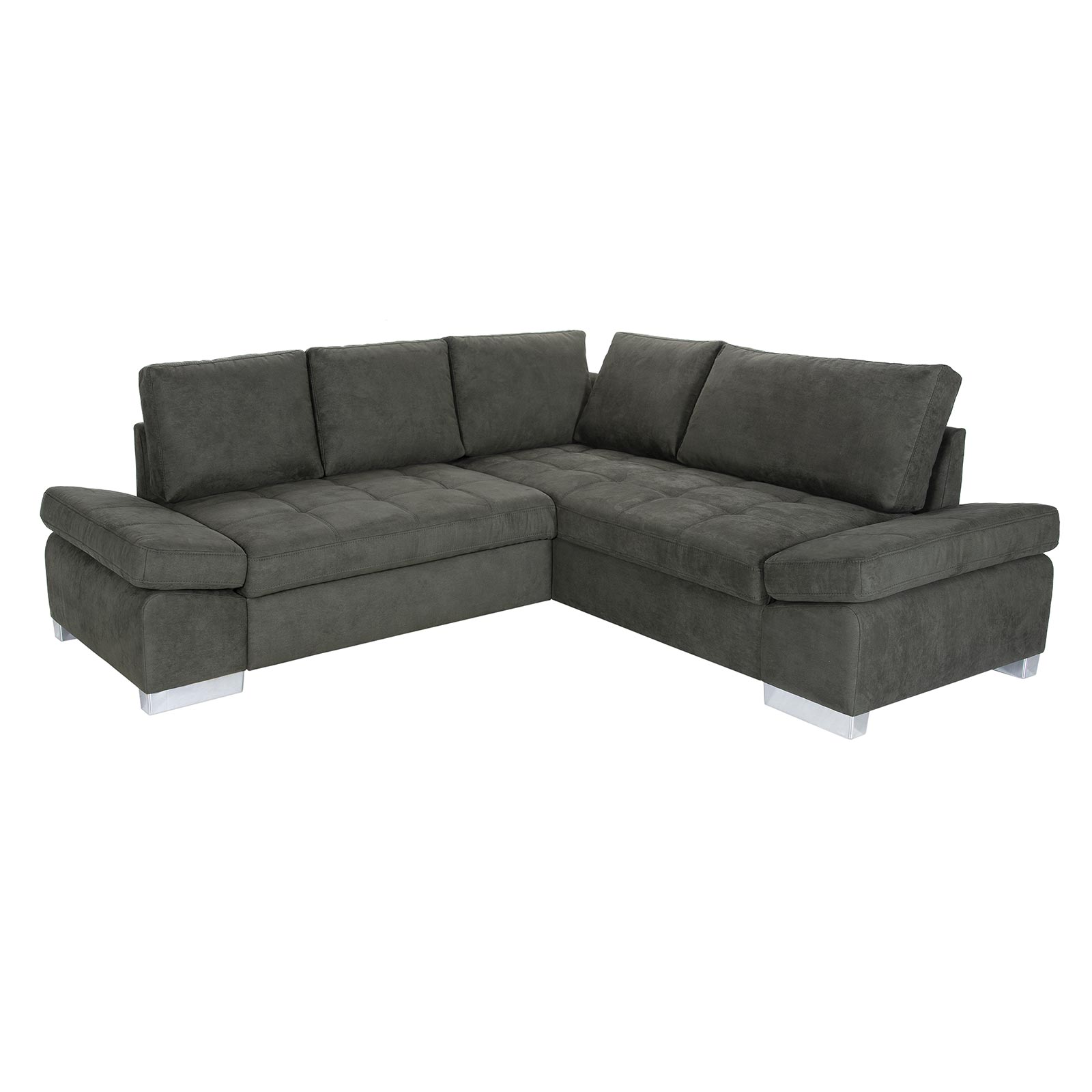 Ecksofa - green - Liegefunktion links