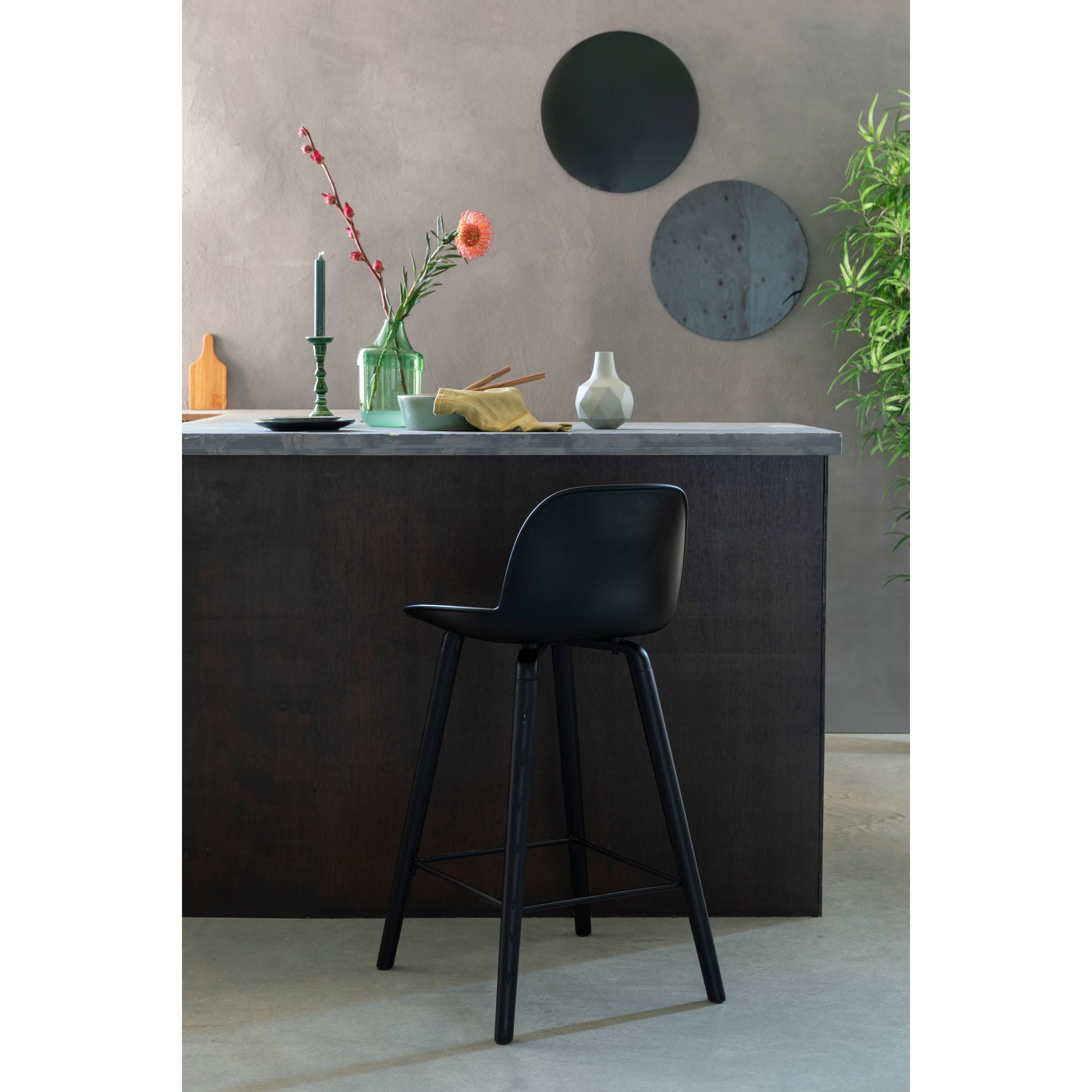 Zuiver Albert Kuip Barkrukken 65 cm Zwart - Set van 2