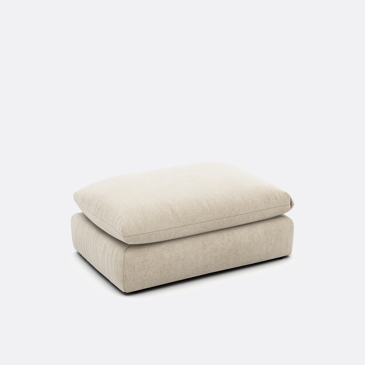 LA REDOUTE INTERIEURS<br>Puff modular, poliéster salpicado, Malo
