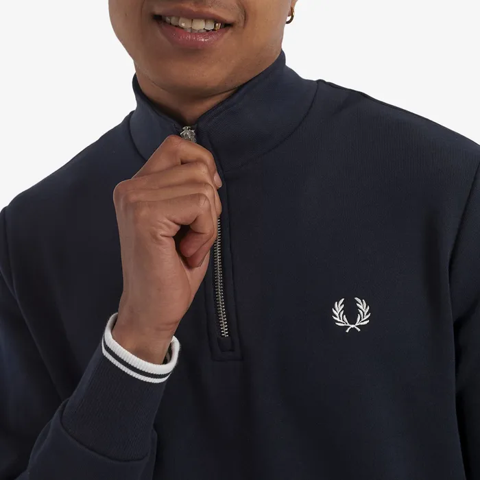 Fred Perry Half Zip Sweatshirt Heren