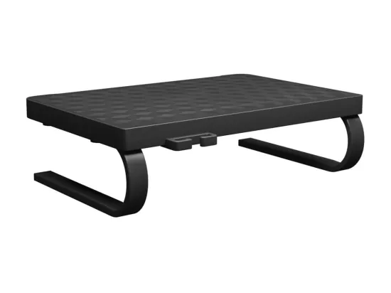 Support de moniteur Noir 37x28x11,5 cm