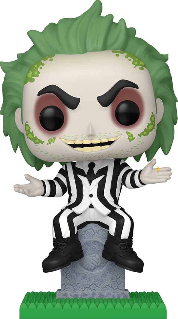 Funko POP Beetlejuice S3 With Tombstone actionfigur