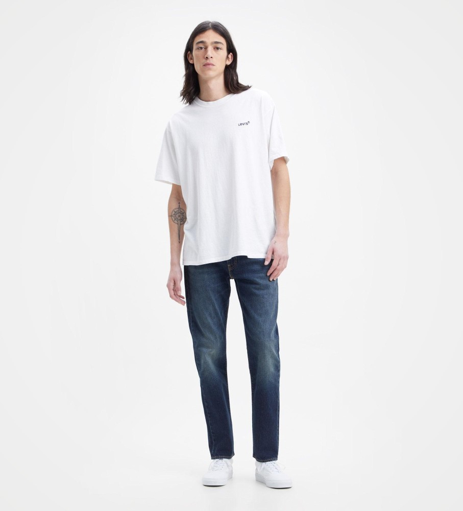 Calça jeans Levi's Tapered Cut 502 azul marinho
