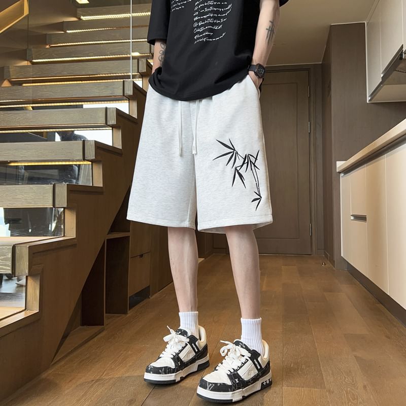 Derbundy - korte mouwen geborduurde sweatshorts
