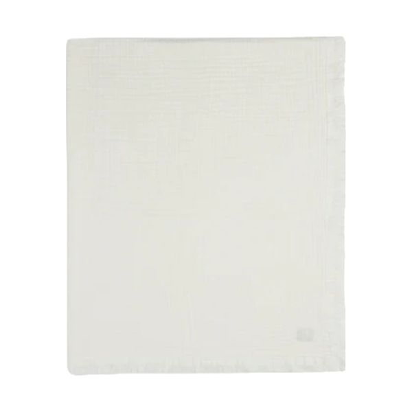 Jollein Muslin Fringe Ledikantdeken 120 x 120 cm