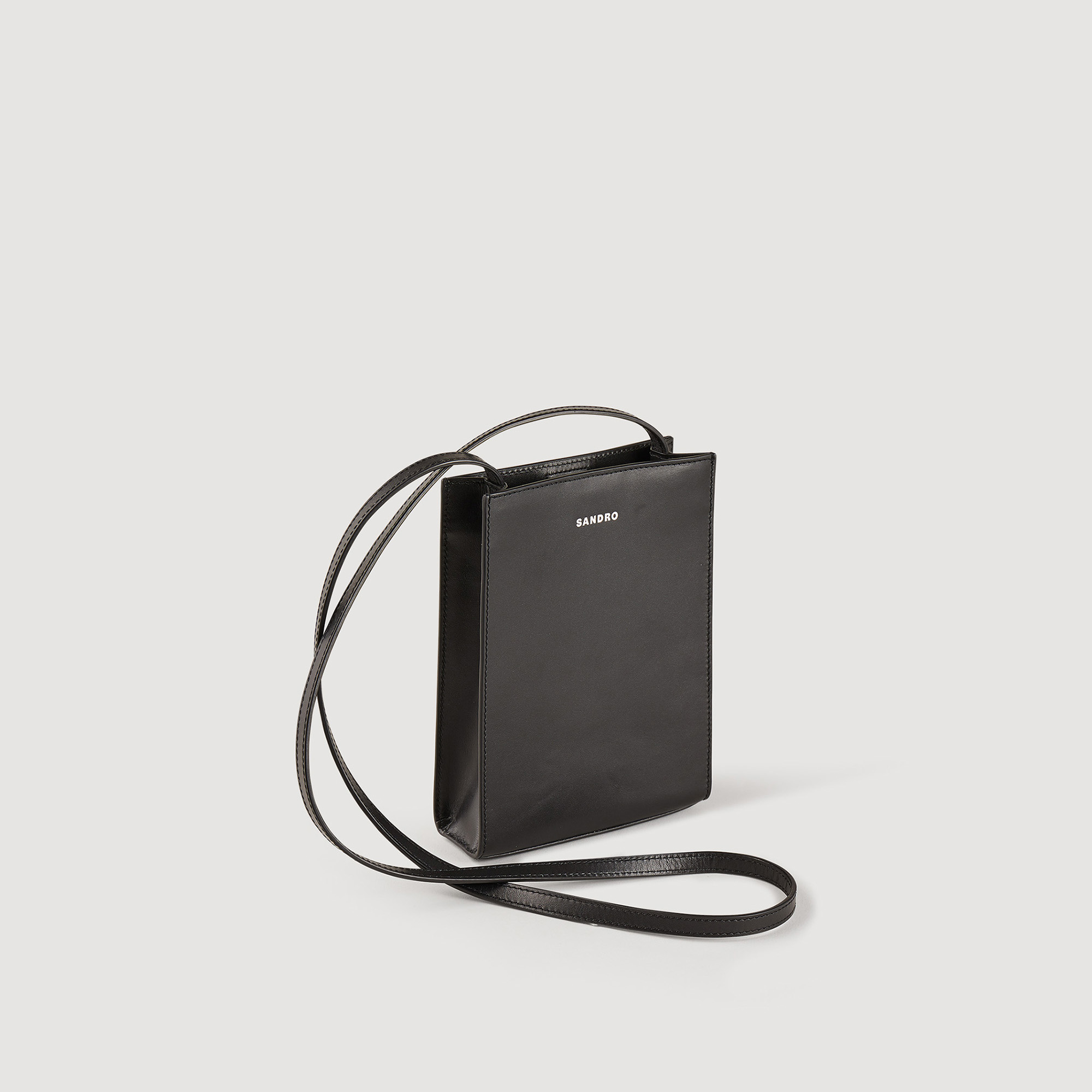 Petit sac en cuir lisse