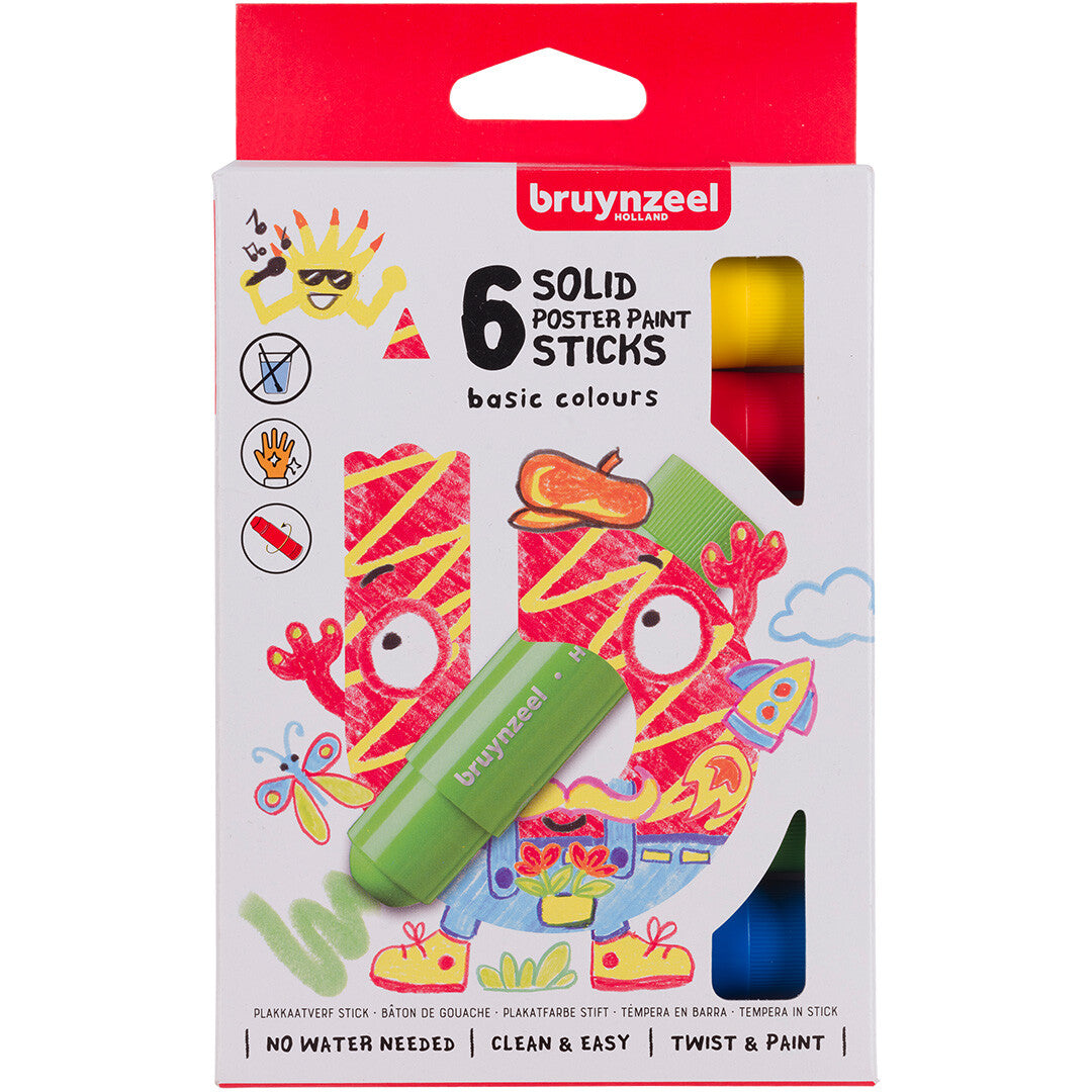 Bruynzeel verfstiften basic - 6st