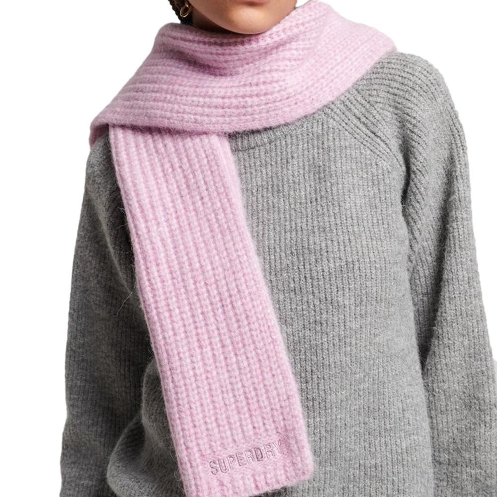 Superdry Écharpe Rose Femme Superdry Ribbed