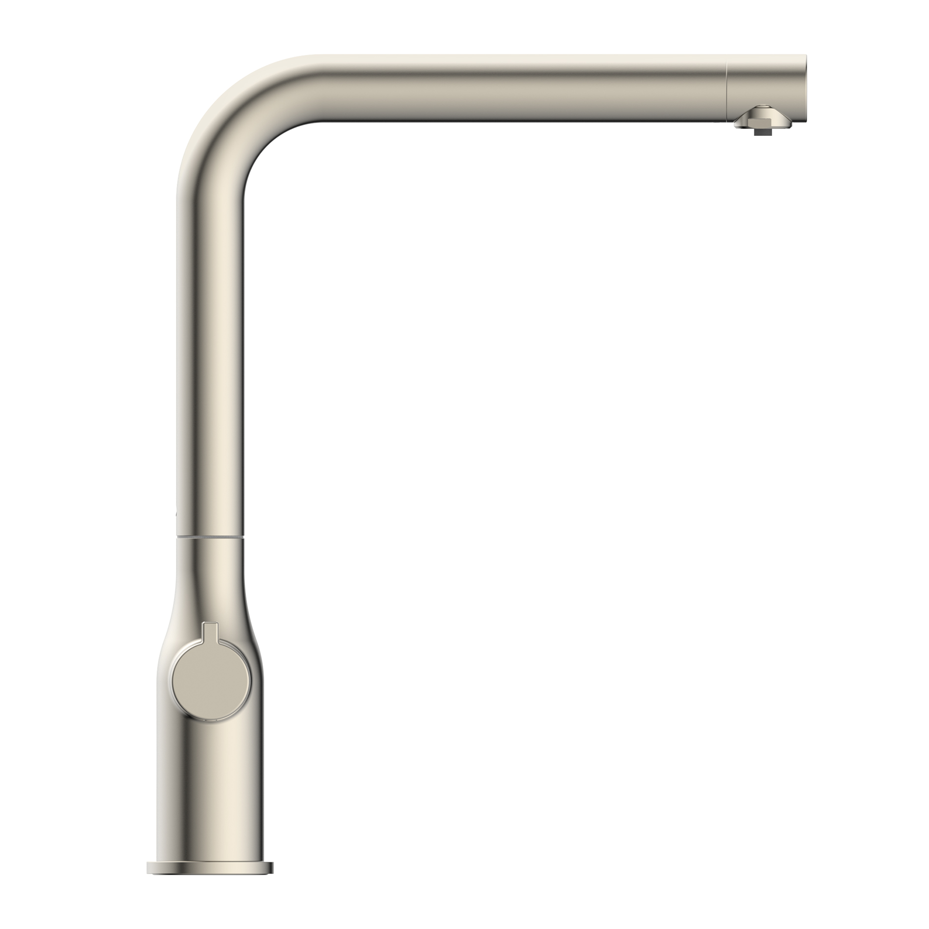 Küchenarmatur - Edelstahloptik - Hochdruck - mit Filtersystem