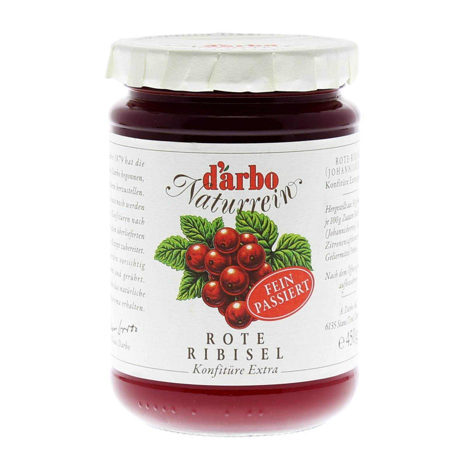 Darbo Rote Ribisel Konfitüre