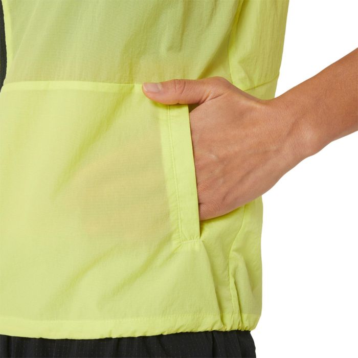 Asics Dame Veste Metarun Packable Vest Gul