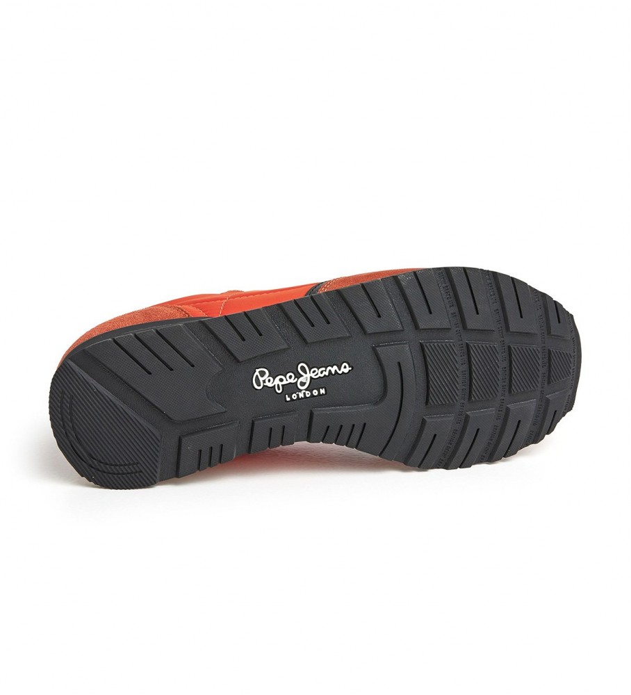 Tênis Pepe Jeans Brit Heritage M em couro vermelho