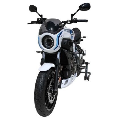 Tête de fourche Ermax Café Racer - Blanc / Bleu