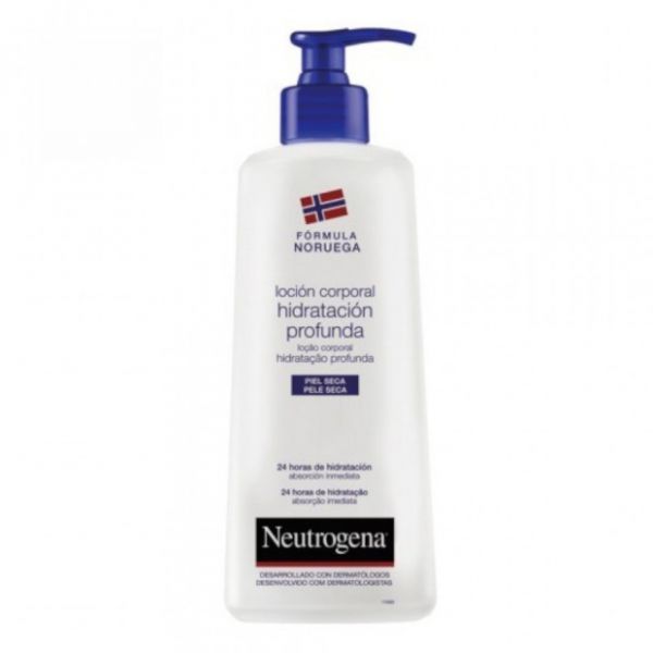 NEUTROGENA FÓRMULA NORUEGUESA CORPO HIDRATAÇÃO PROFUNDA LOÇÃO CORPORAL HIPOALERGÉNICA