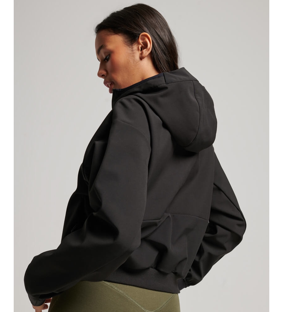 Jaqueta Softshell Superdry Tech Crop Preta