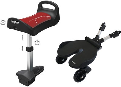 Bumprider Ståbrett inkl. Seat+, Rød