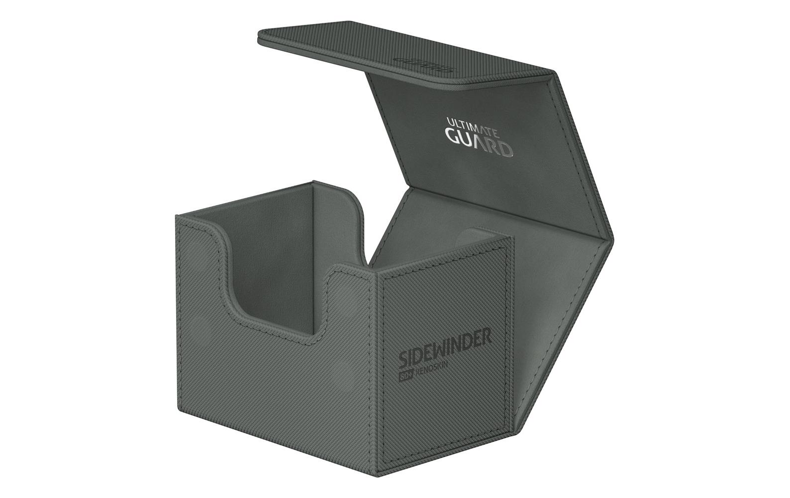 Kartenbox XenoSkin Sidewinder Monocolor 80+ GrauHochwertige Box für Sammelkarten in Standardgrösse