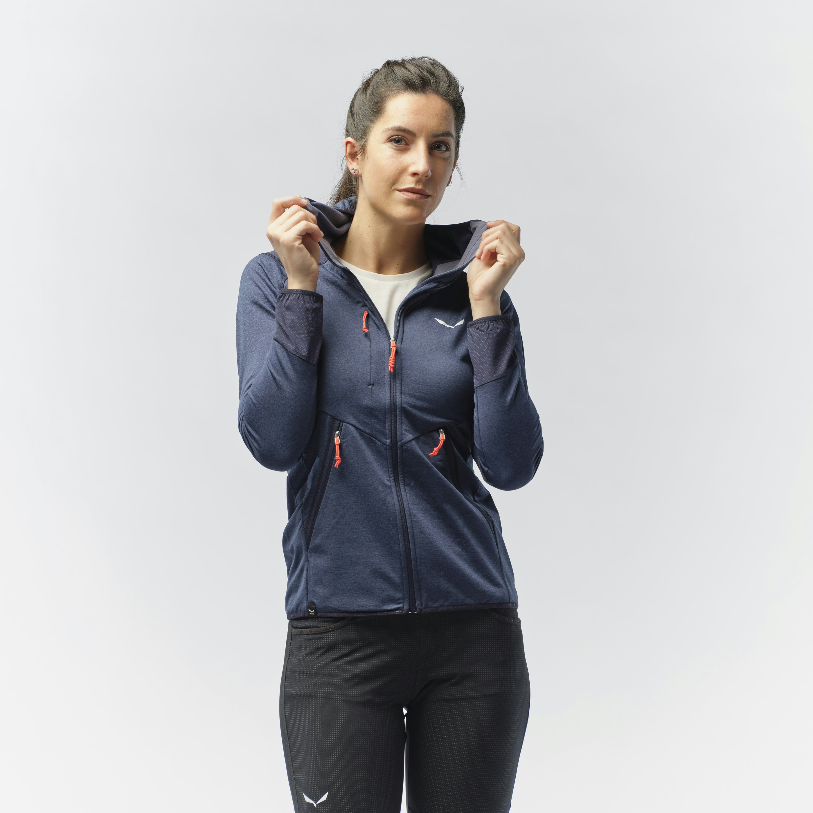 Agner Hybrid Polarlite Durastretch Damen Kapuzenjacke