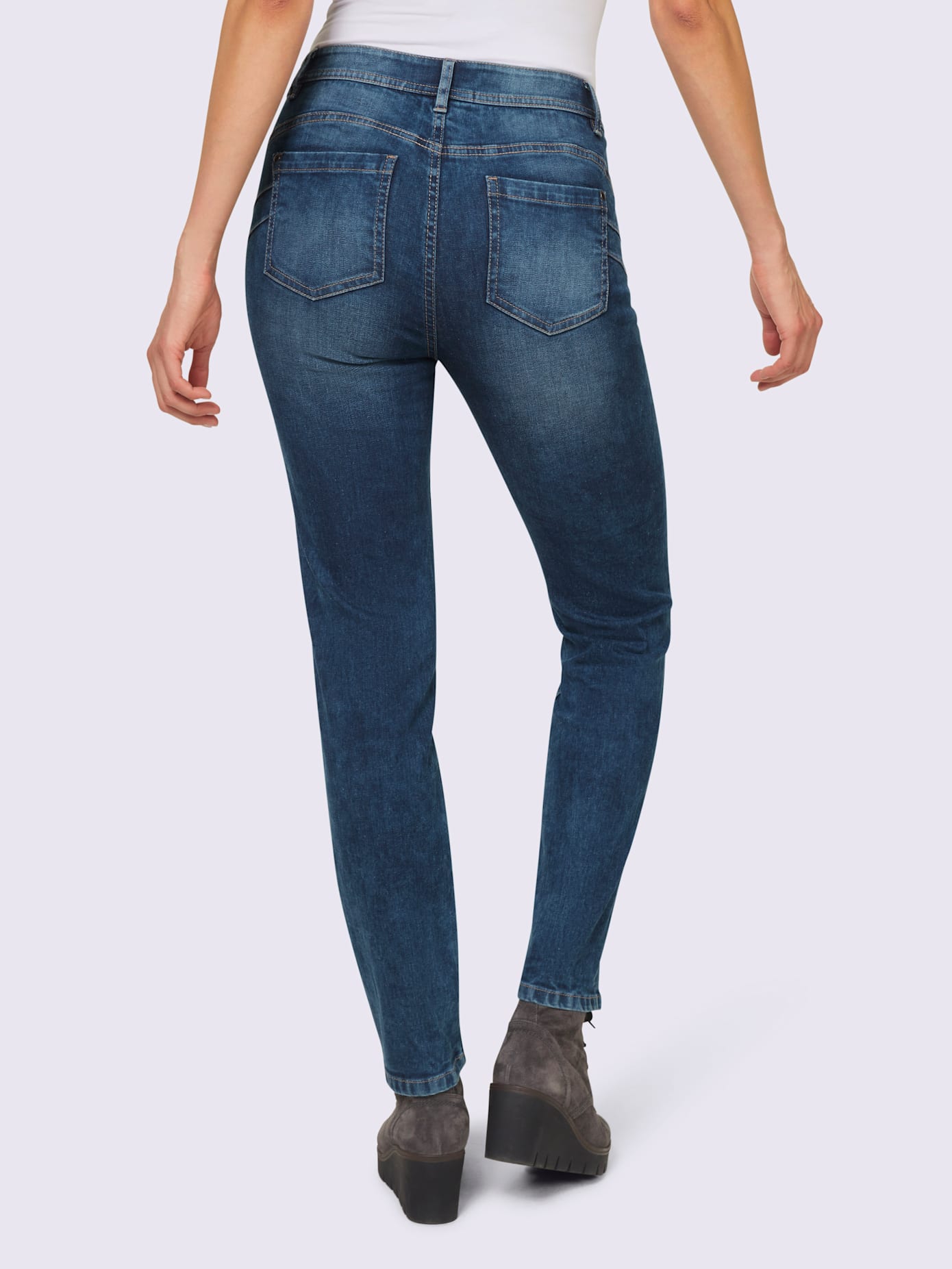 Jean push-up effet froissé tendance