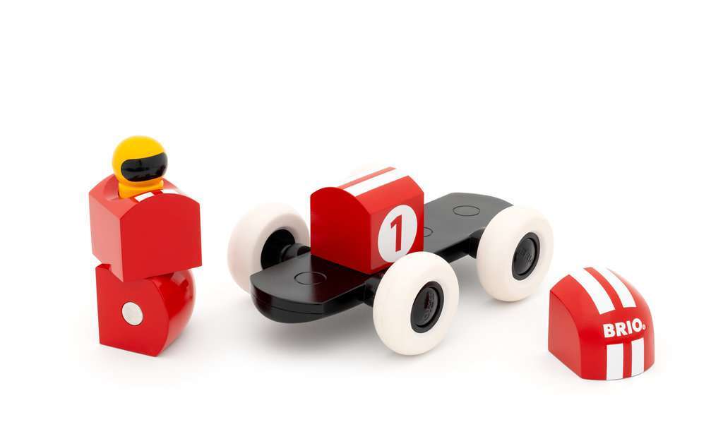 BRIO Spiel Rennwagen aus magnetischen Bausteinen