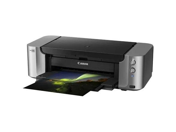 Canon PIXMA PRO-100S - Printer - farve - blækprinter - A3 Plus, 360 x 430 mm op til 1.5 min./side (farve) - kapacitet: 150 ark - LAN, Wi-Fi(n), USB 2.0