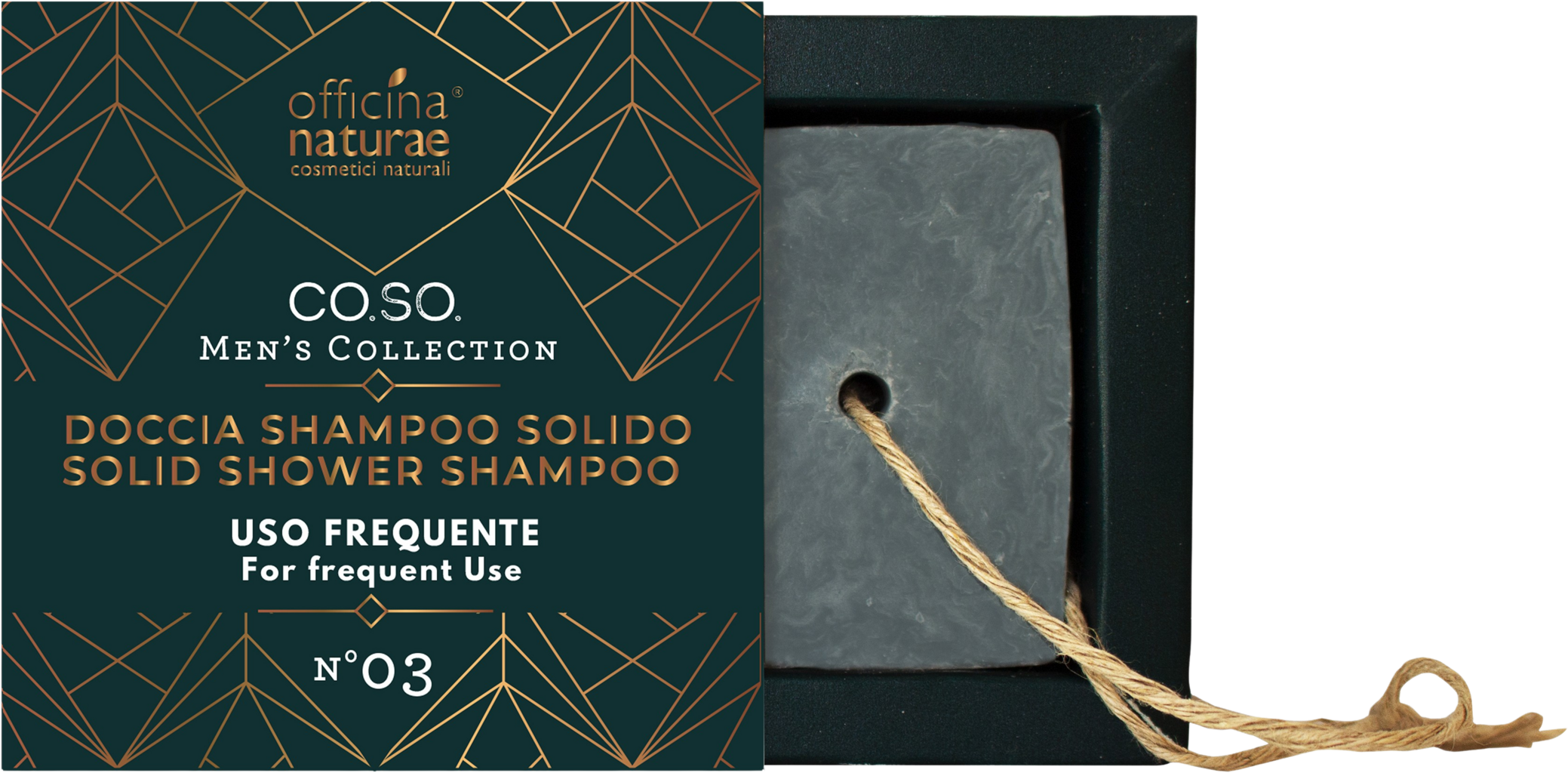 Officina Naturae  MEN Festes Duschgel & Shampoo N°03, 50 g