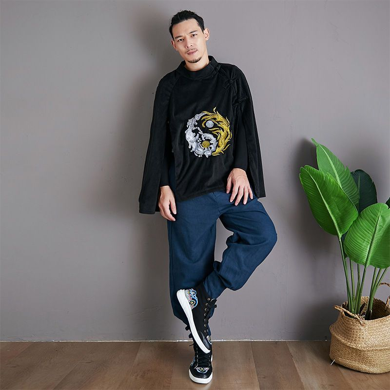 Sparrow Farm - Geborduurde canvas hoge sneakers
