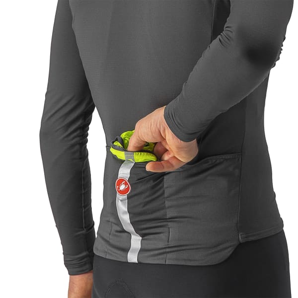Veste vélo CASTELLI SQUADRA STRETCH VEST ELECTRIC LIME/DARK GRAY