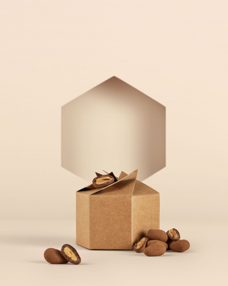 Dragées Amande au Chocolat au Lait 45% | Le Chocolat Alain Ducasse 150g