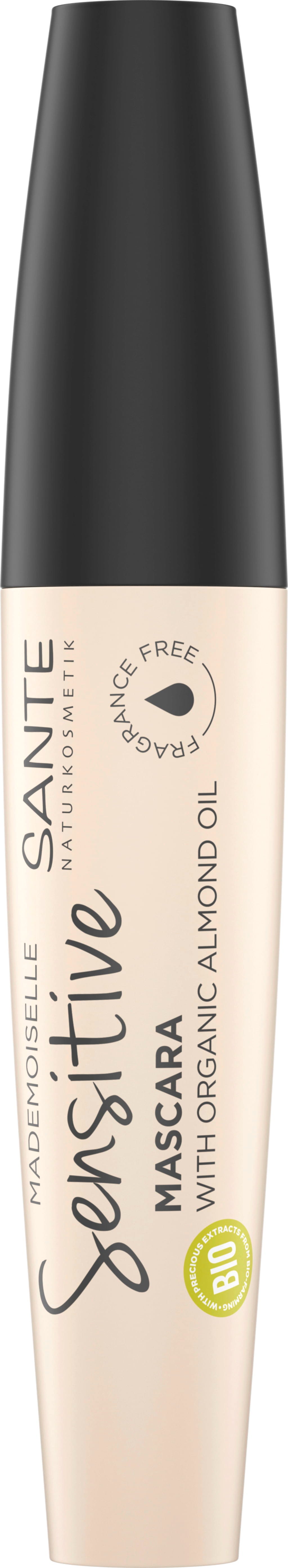 Santé naturally.  Mademoiselle Sensitive Mascara 01 Black, 12 ml