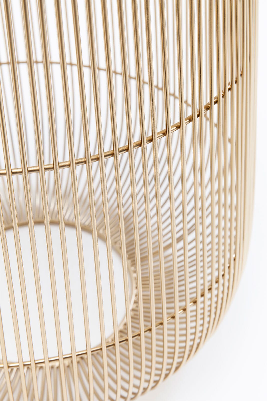 KARE DESIGN Beistelltisch rund BEAM 35 x 32 cm Stahl gold