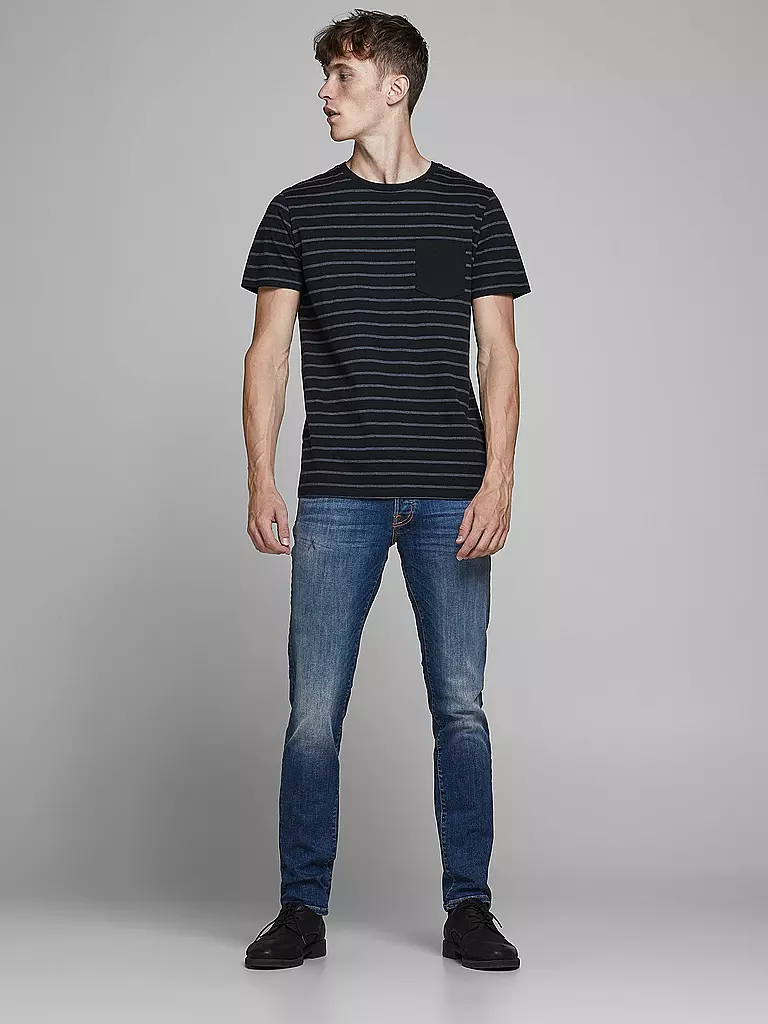JACK & JONES Jeans Slim Fit JJIGLENN  blau
