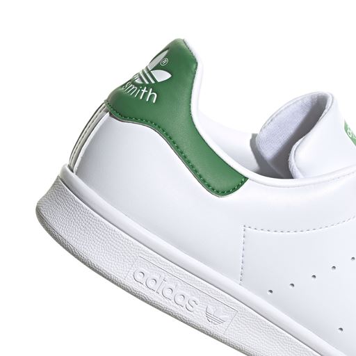 Adidas Stan Smith Sneakers, Cloud White/Green, 41 1/3