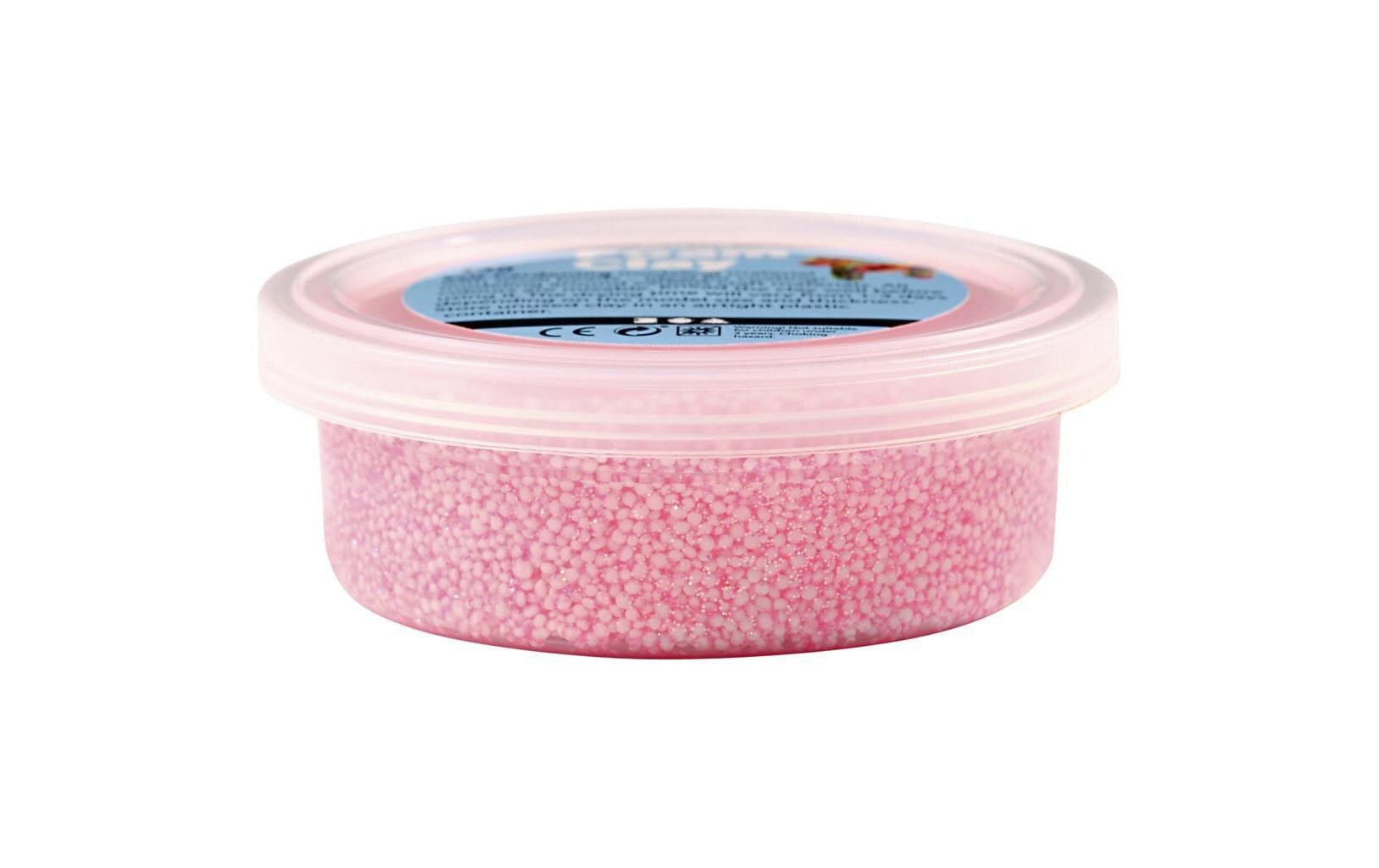 Modellier-Set Foam Clay 6 x 14 g Gelb/Pink/Hellblau/OrangeSelbsthärtende Modelliermasse mit winzigen Styroporkügelchen