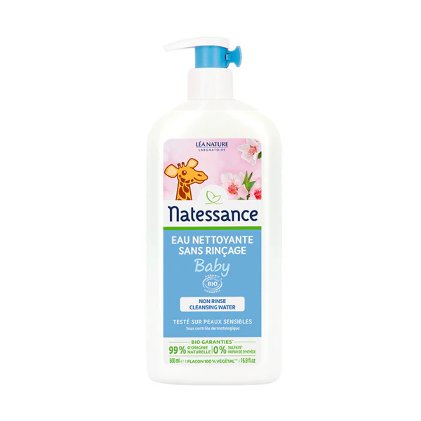Natessance Eau Nettoyante Sans Rinçage - Bébé 500ml