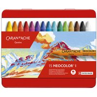 Pastel à la cire NEOCOLOR I, étui métal de 40