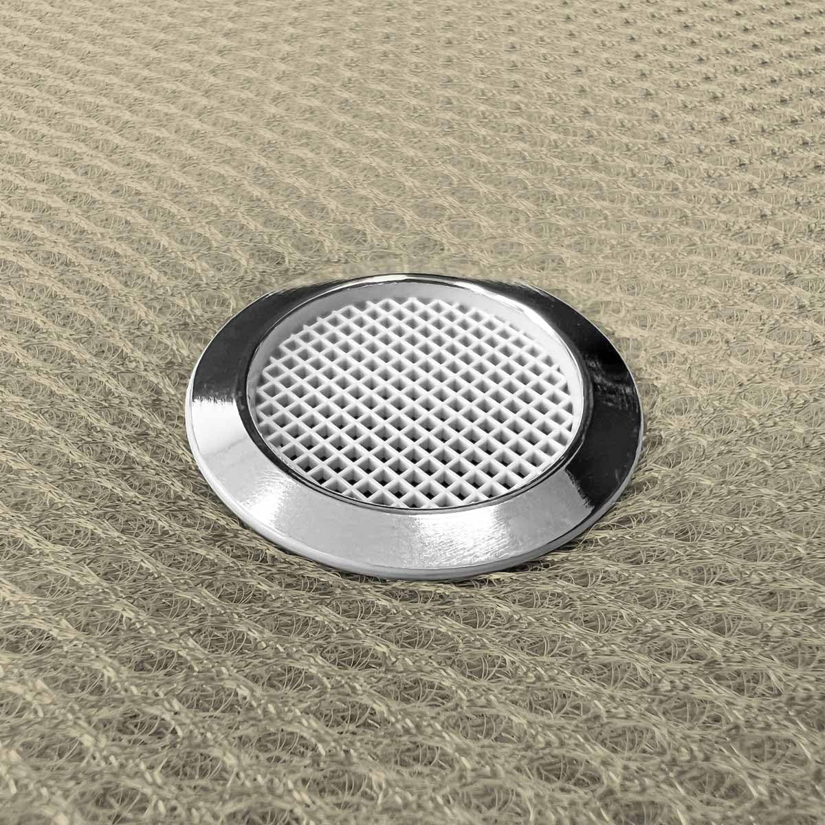Homey - Verstärktes gepolstertes Bettgestell für Bett, Stabilität und Widerstandsfähigkeit mit 5 Querstangen und 6 Metallfüßen mit Gewinde von 27 cm, 135 x 190 cm, Beige