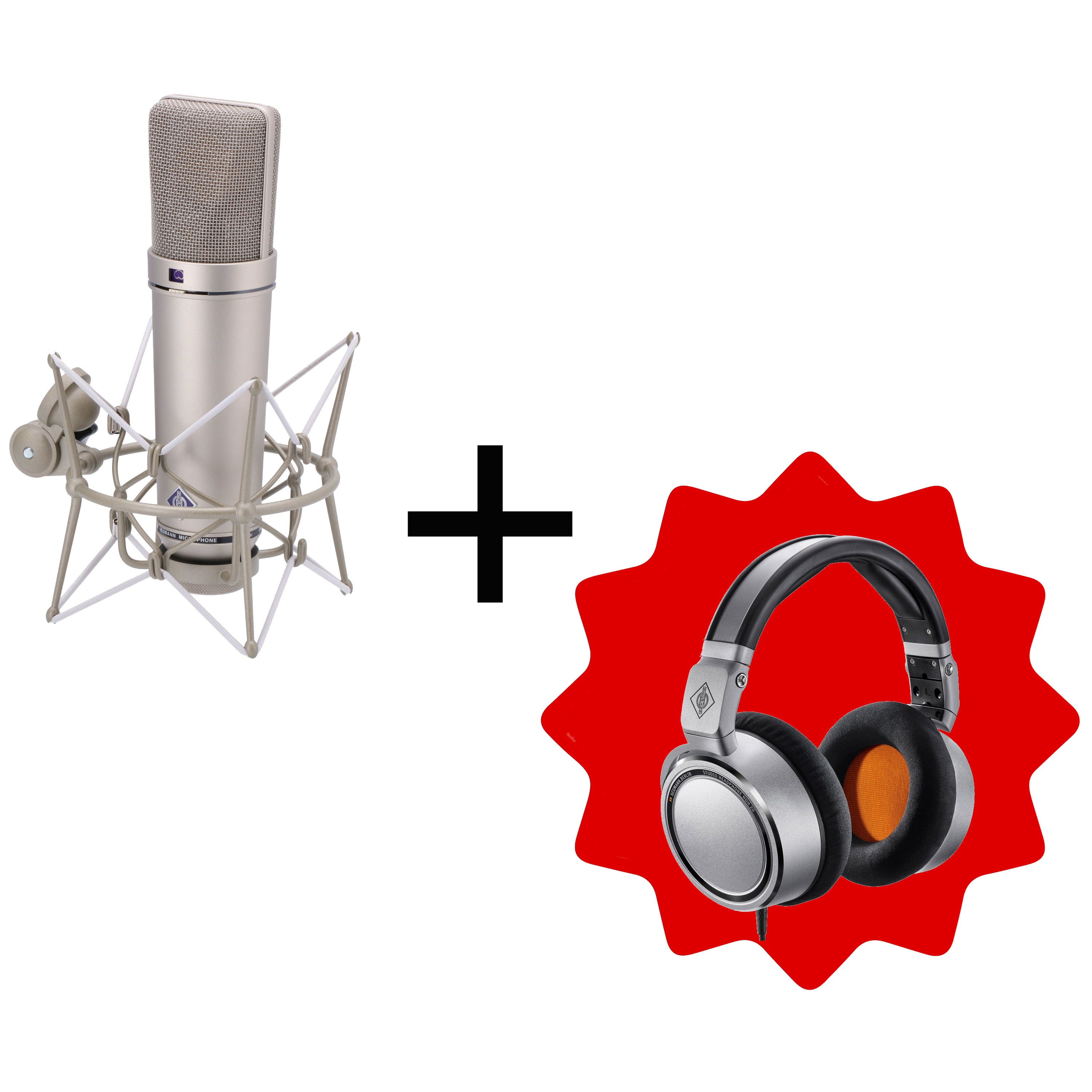 Neumann U 87 AI Studioset met NDH 20 koptelefoon