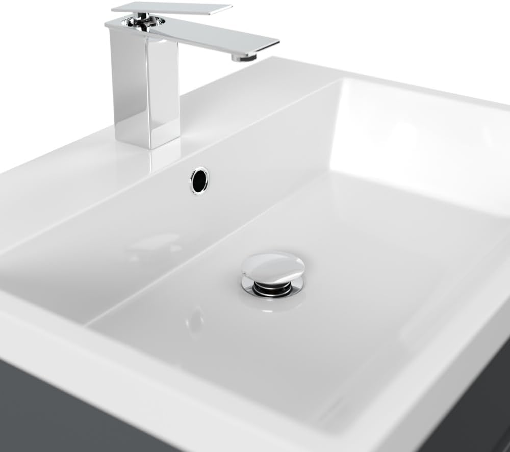 Magnolia Home Stand Badmöbel Via 60 SoftClose mit DREI grifflosen Schubladen