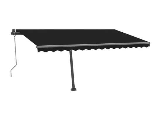 Auvent automatique sur pied 400x300 cm Anthracite